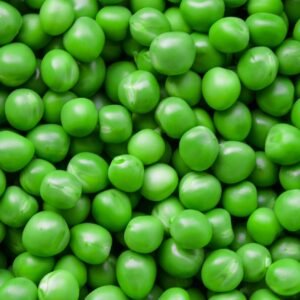 Fresh green peas